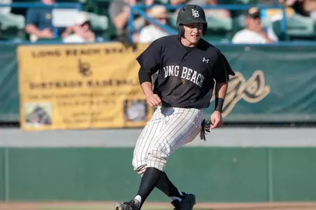 Garrett Hampson stole a pair of bases and scored four runs in Tuesday night's 10-1 win at UCLA.