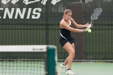 Junior Julie Gerard is unbeaten in her four combined matches this season.