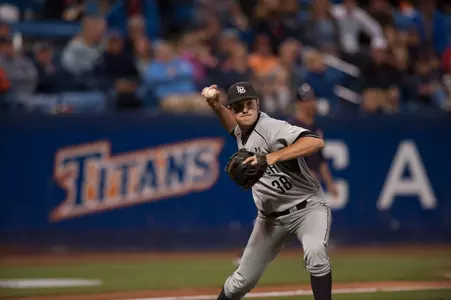 Austin McGeorge led a solid effort from the Dirtbags bullpen which allowed just one hit in four scoreless innings.