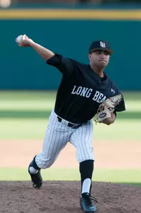 Freshman Chris Rivera nailed down his fifth save of the season, tying him for second in the country in that category.