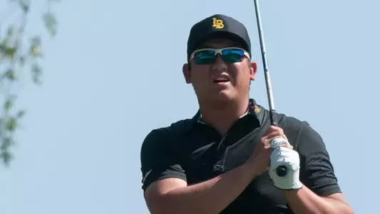Senior Daniel Chian is in second place after two rounds in Santa Barbara.  (Photos by John Fajardo/LBSU)
