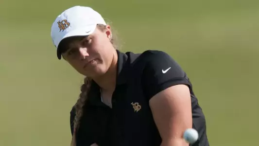 Freshman Haley Tygret completed day one in second-place at the Big West Conference Championship in Maui.  (Photo by John Fajardo/LBSU)