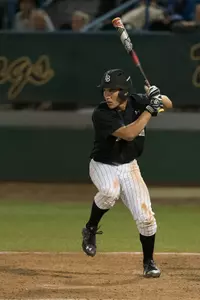 Alex Muzzi had a pair of hits for the Dirtbags, but it wasn't enough in an 8-3 loss on the road.