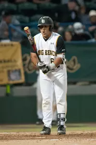 Sophomore catcher David Banuelos stayed hot at the plate with his third home run of the season on Friday night.