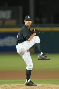 Freshman Jacob Hughey made his first career start on Tuesday, making him the first of seven pitchers used by LBSU in the 12-inning loss.