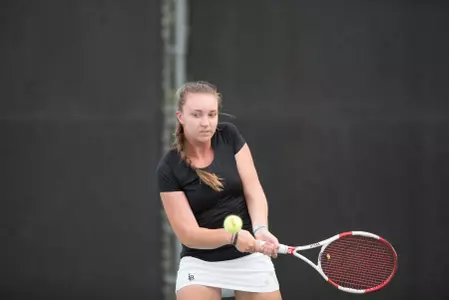 Alex Jones and partner Ebba Unden were 6-2 winners at No. 3 doubles in a dominant win at UCR on Thursday.