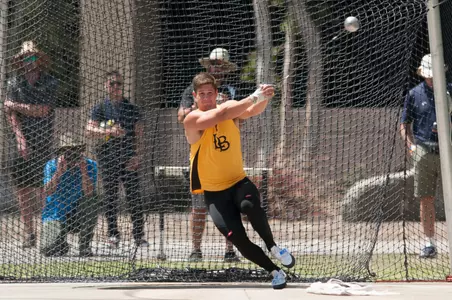 Junior Robert Marlow earned his first career NCAA bid with a 10th-place finish in the men's hammer throw Friday at the West Prelims.