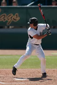 Brock Lundquist delivered an RBI triple in the sixth inning on Friday. He has all four of the Dirtbags triples this season.