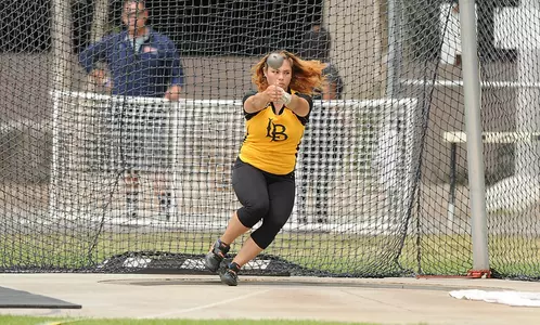 Senior Fatima Vergara wrapped up an outstanding career at Long Beach State with a 23rd-place finish in the hammer throw at the NCAA Championships.