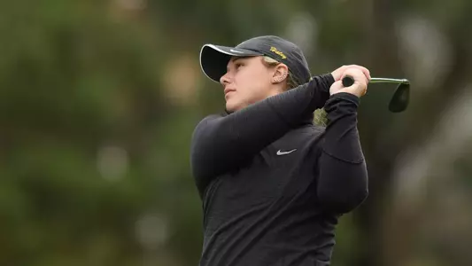 Sophomore Haley Tygret tied for 18th place at Briar's Creek Invitational in Johns Island, S.C. (Photo by John Fajardo/LBSU)