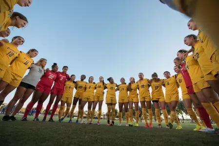 Women's Soccer Huddle