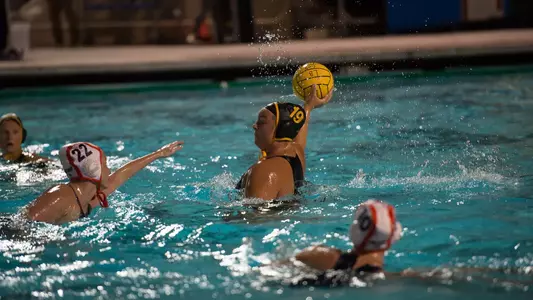 Emily Garcyznski gets ready to take a shot during LBSU's 8-5 win against Bucknell on Thursday.