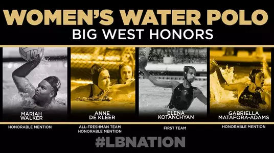 Women's Water Polo Big West Honors