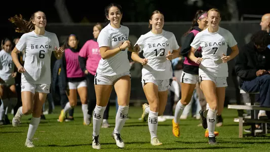 Women's Soccer Pregame Runout