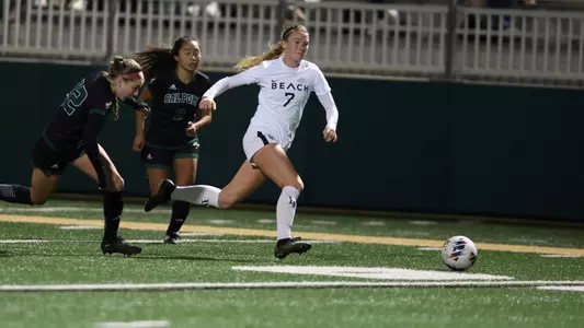 Cal Poly and Long Beach State played a Big West Womenâ??s Soccer semifinal match at Alex G. Spanos Stadium on the campus of Cal Poly in San Luis Obispo, CA 11/4/22 Photo by Owen Main