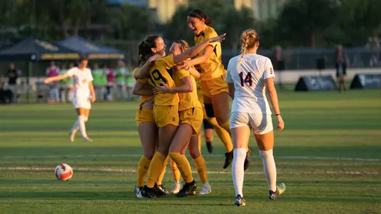 Team Celebration after Sophie Jones Goal