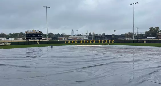LBSU Softball Complex, Tarp, Rain