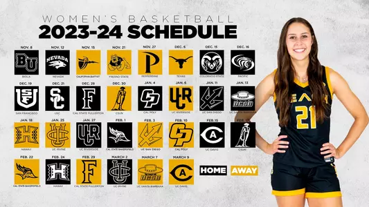 2023-24 WBB Schedule Graphic