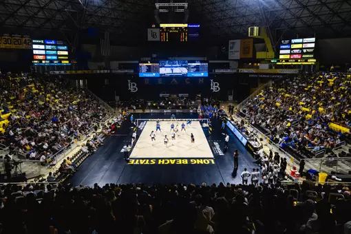 Women's Volleyball Crowd at LBS Financial Credit Union Pyramid