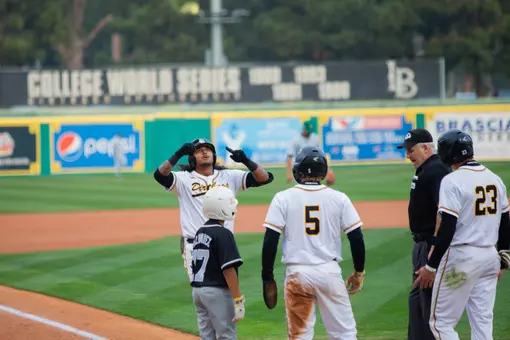 Dylan Lina Homerun Celebration