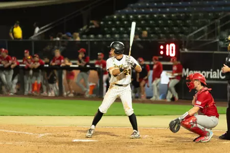 Trevor Goldenetz at bat