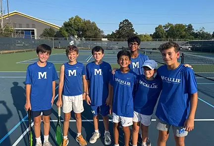 Middle School Tennis over CCS, 2026