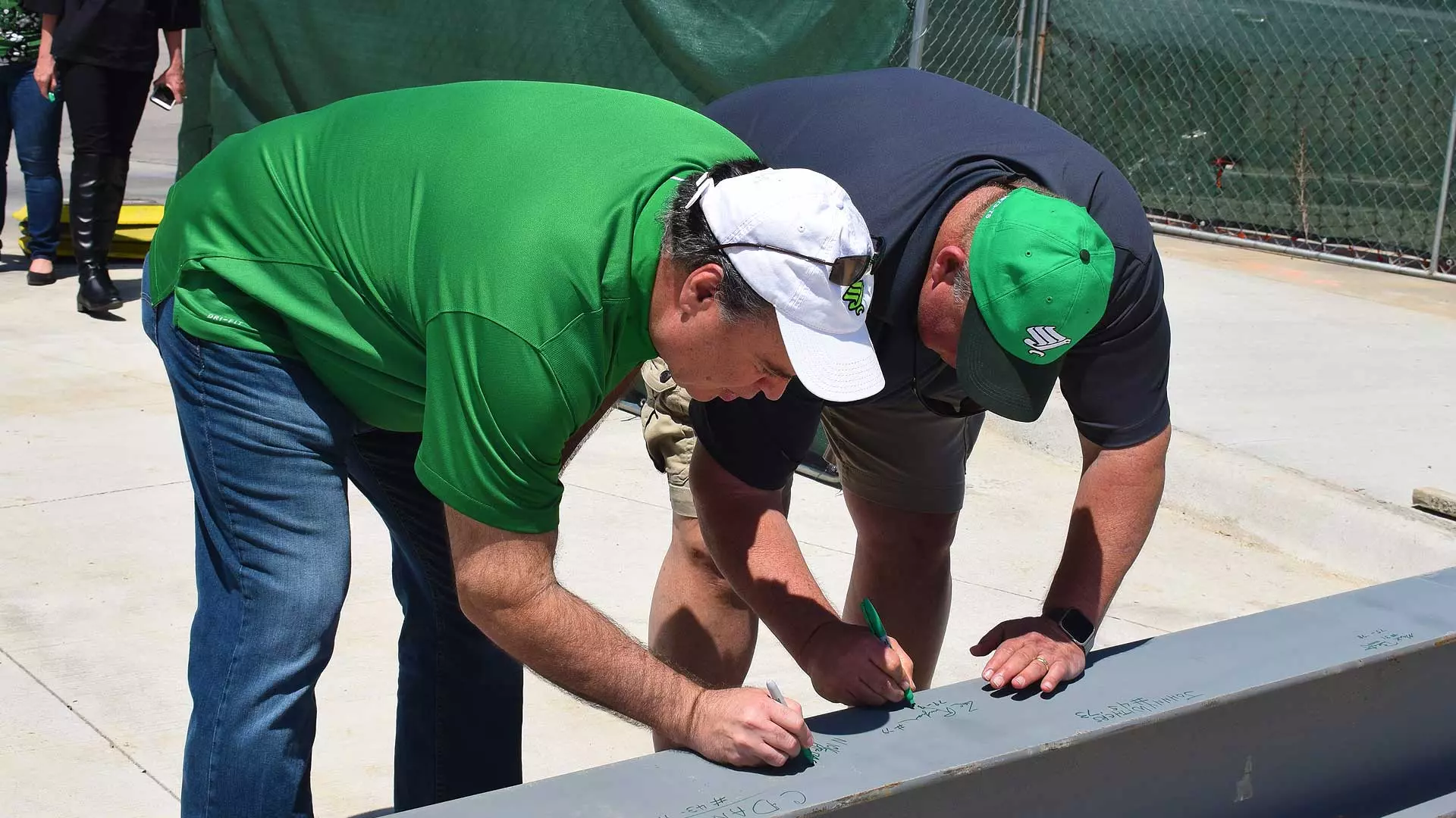 Indoor Practice Facility beam signing
