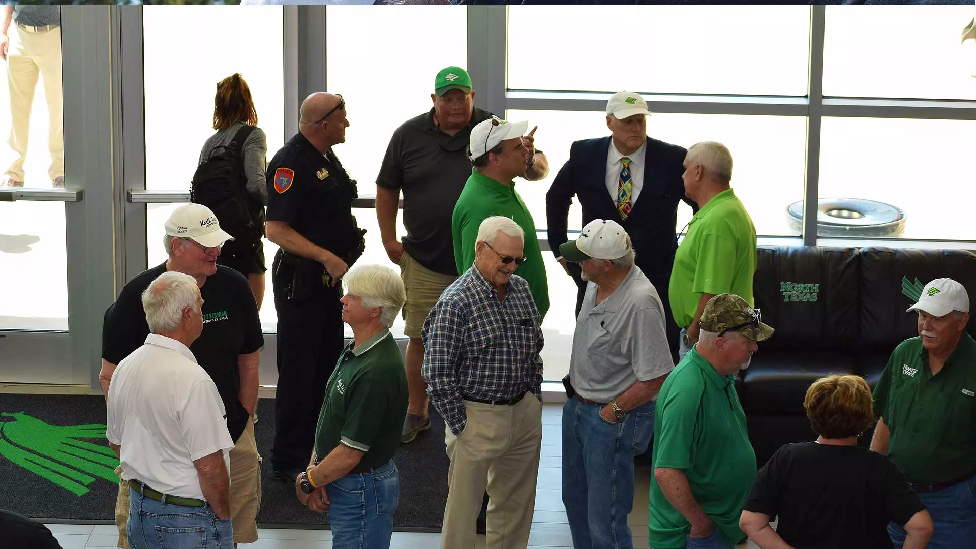 Indoor Practice Facility beam signing