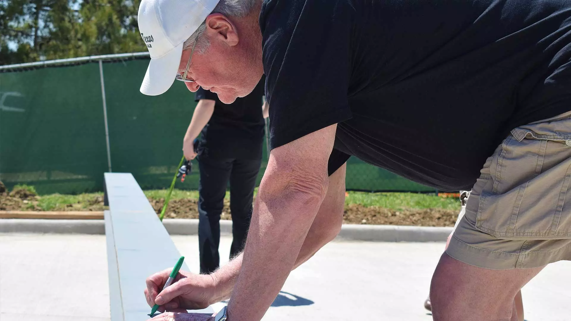 Indoor Practice Facility beam signing