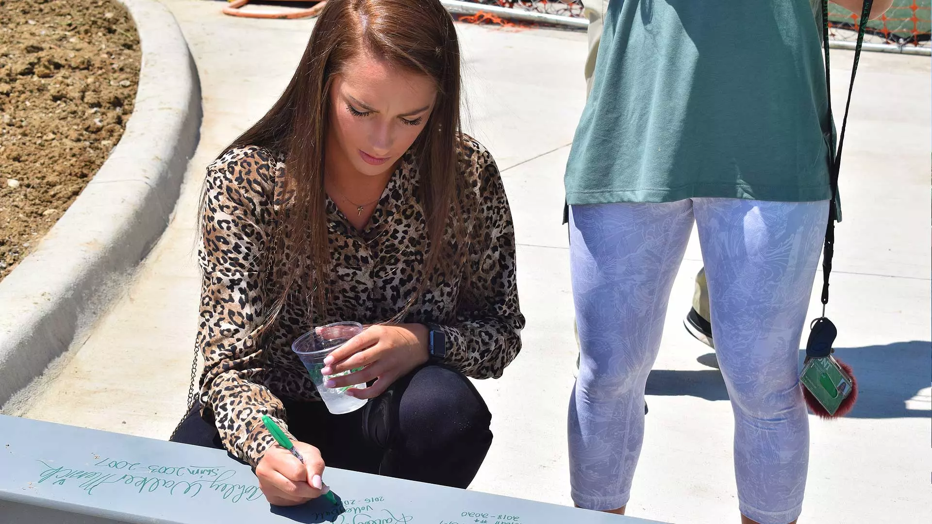 Indoor Practice Facility beam signing