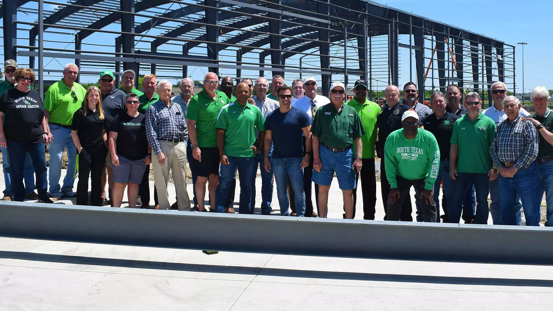 Indoor Practice Facility beam signing