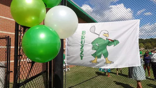Dedication Ceremony of Bruzzy's UNT Golf Practice Facility near Apogee Stadium on the UNT campus in Denton, Texas on September 18, 2021.