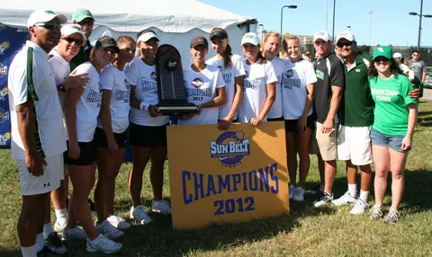 Mean Green Sun Belt Champion Tennis Tea