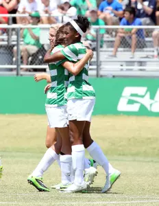 Rachel Holden scored 12 goals in 2013, and joins teammate Kelsey Hodges on the NSCAA First-Team All-Region squad.