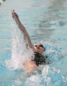 Senior Mona Groteguth set two school records at last year's Phill Hansel Invite.
