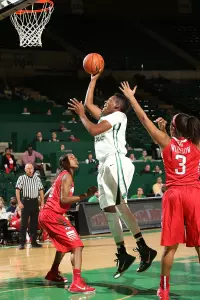 Forward Eboniey Jeter posted a monster game of 17 points and 14 rebounds against Northern Colorado for her second career double-double.