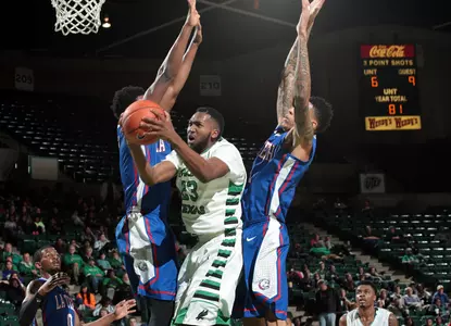 Jordan Williams became just the 10th player in North Texas history to reach 100 career steals.