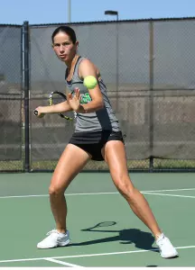 Junior Kamilla Galieva had eight singles wins and seven doubles wins in the 2013-14 season. She begins the 2015 spring season ranked No. 113 nationally in singles.