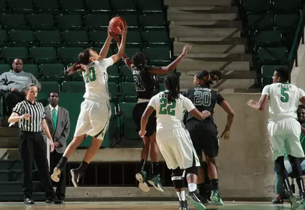 Sophomore Terra Ellison has grabbed three or more rebounds in nine consecutive games. She has also scored 8.7 points per game over the last three contests.