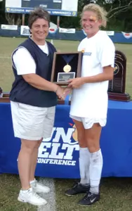 Alyssa Carrier was named tournament MVP at the 2004 conference tournament