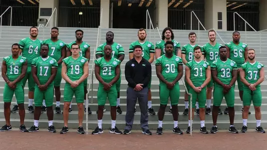 North Texas seniors and head coach Seth Littrell.