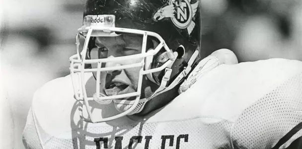 Scott Bowles, member of the North Texas Hall of Fame and the All-Century Team, played on the North Texas 1987 team.