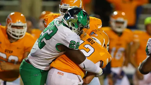 E.J. Ejiya sacks the UTEP quarterback