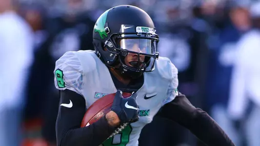 Rico Bussey, Jr., scores one of his two touchdowns against ODU
