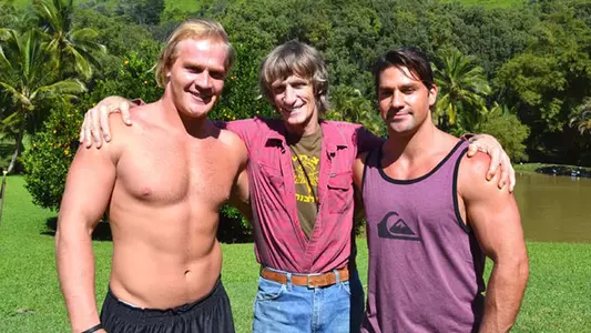 Kevin Von Erich and sons