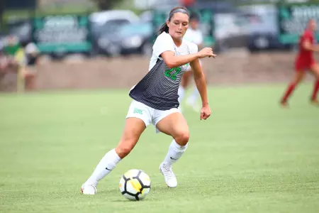 DENTON, TX - AUGUST 19: Mean Green Soccer vs Alabama at Mean Green Olympic Village in Denton on August 19, 2018 in Denton, Texas. (Photo by Rick Yeatts)