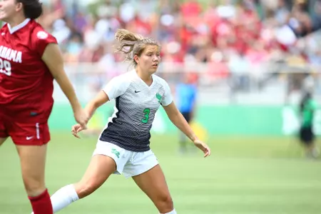 DENTON, TX - AUGUST 19: Mean Green Soccer vs Alabama at Mean Green Olympic Village in Denton on August 19, 2018 in Denton, Texas. (Photo by Rick Yeatts)
