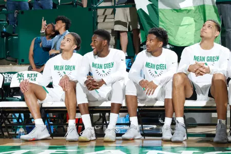 DENTON TEXAS, March 21: University of North Texas Mean Green Men?s Basketball v Jacksonville State University at the Super Pit in Denton on March 21, 2018 (Photo Rick Yeatts Photography/Colin Mitchell)