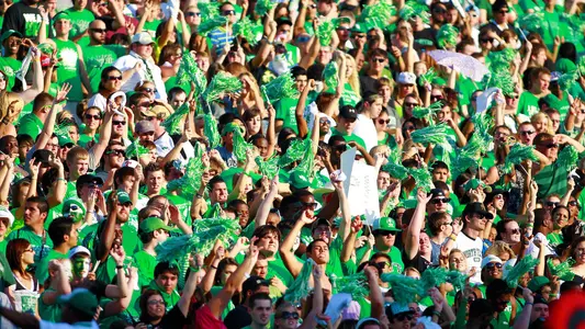 Mean Green fans at Apogee Stadium