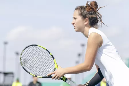 DENTON TEXAS, March 31: University of North Texas Mean Green Tennis v Memphis Universtiy in Denton on March 31, 2018 (Photo Rick Yeatts Photography/Colin Mitchell)